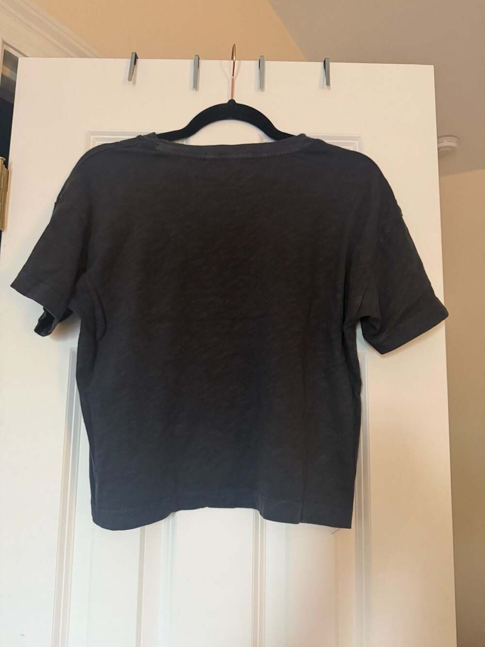 Marine Layer Women's Boxy Cropped Wash T-Shirt - Picture 3 of 3